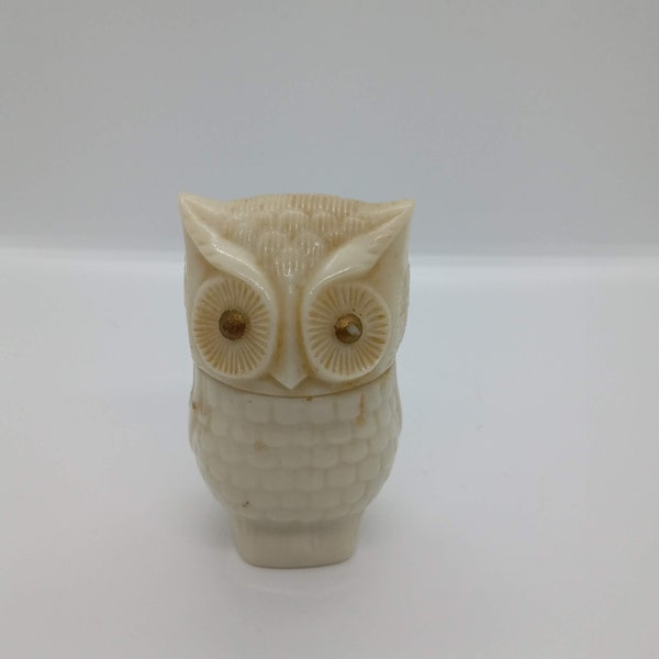 AVON, Vintage, Milk Glass, OWL, bottle  Vintage Avon, Vanity Decor