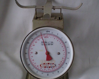 Vintage Gold Brand Scale Metal