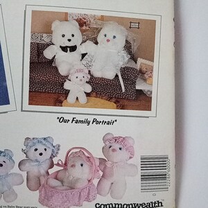 Commonwealth Wedding Bears Bride Groom Teddy Bears In Original Box Vintage 1985 image 4