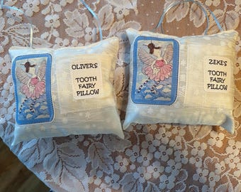 Personalized Tooth Fairy Pillows