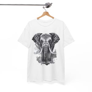 Watercolor Elephant Shirt | Elephant Lover Tee, Stylish Gift for Fans of Elephants, Soft Cotton T-Shirt, Thailand Inspired Design