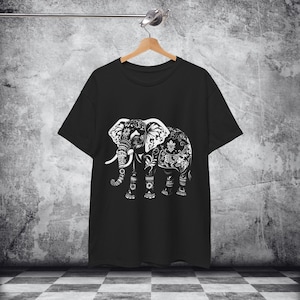 Elephant Lai Thai Shirt Safari Animals Gifts For Elephant Lover Animal Lover Elephant Tee Elephant T-Shirt Wildlife Shirt Elephant Cotton