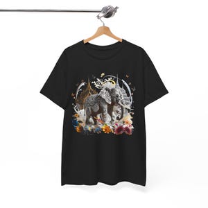 Lai Thai Elephant Graphic Tee, Funny Unisex T-shirt, Cool Animal Print for Men & Women, Great Birthday Gift Idea