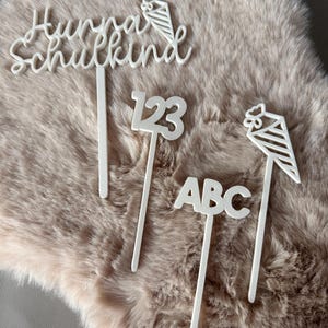 Cake Topper Set School Enrollment