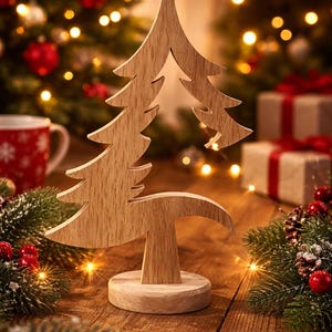 Ozdoba choinkowa z motywem kratki