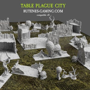 Décors - Set Plague city (compatible v11)