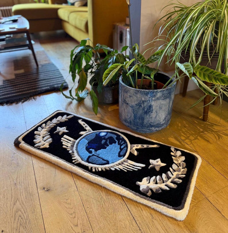 Personalized Tufted Rug : Customizable Handmade Acrylic Wool (Various Sizes) zdjęcie 14