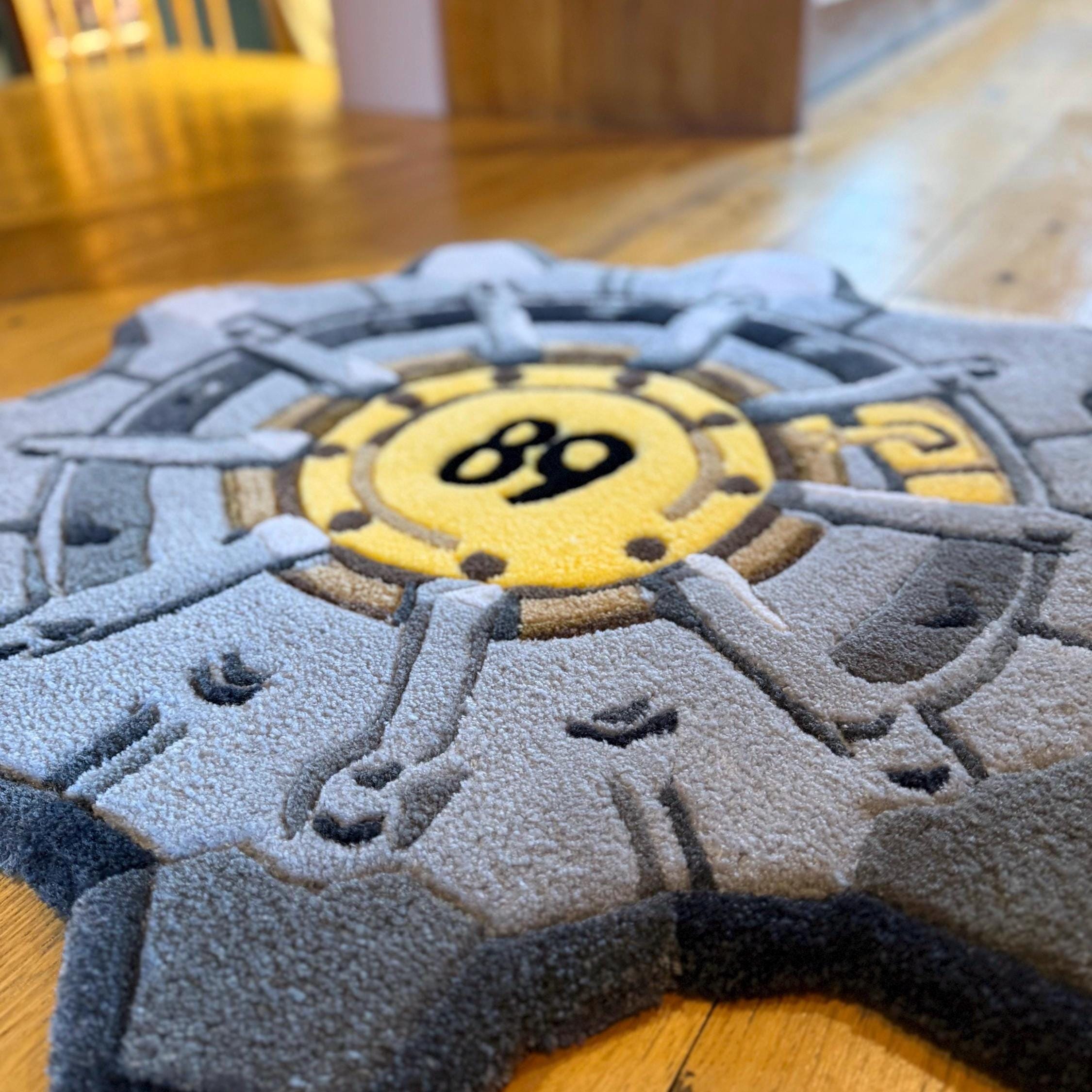 Vault 76 Rug Vault Door: Personalized, Hand Tufted Rug (various Sizes) - Etsy