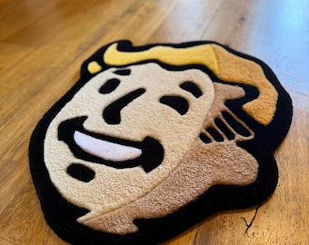 Vault Boy Rug: Acrylic Wool Hand Tufted Rug (Various Sizes)