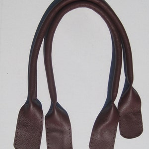 24-Zoll-Griffe aus burgunderrotem Leder