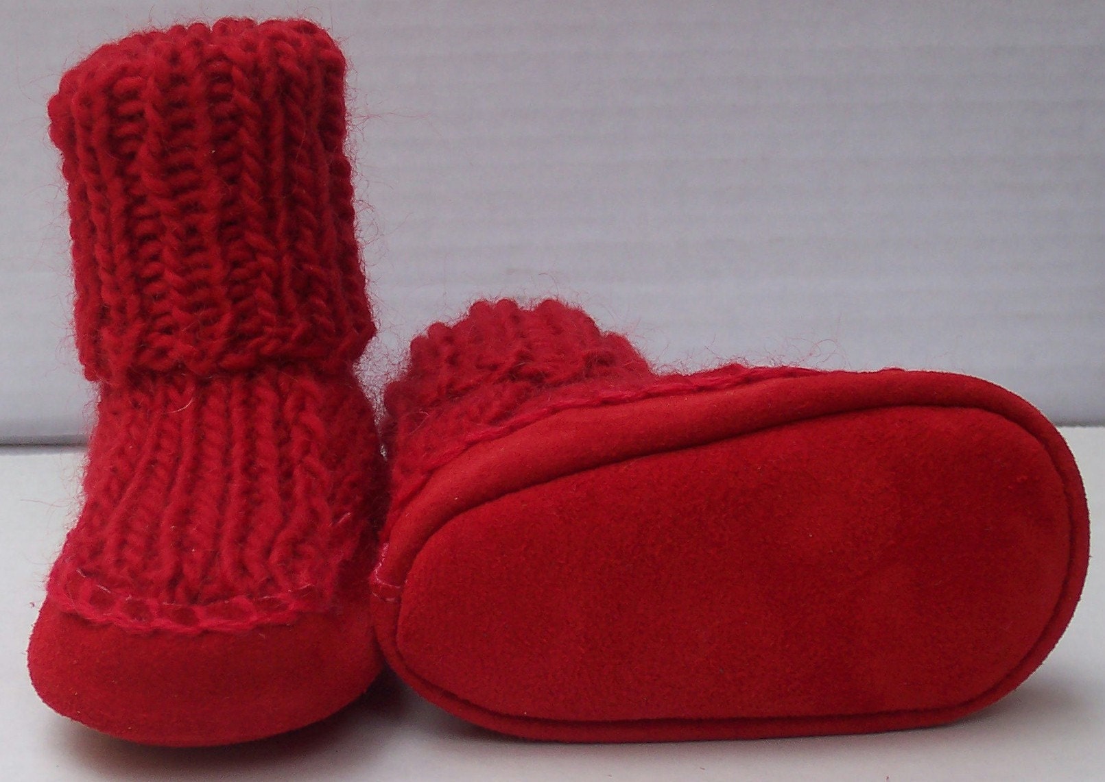 Slipper Socks with Suede Soles for Baby Etsy