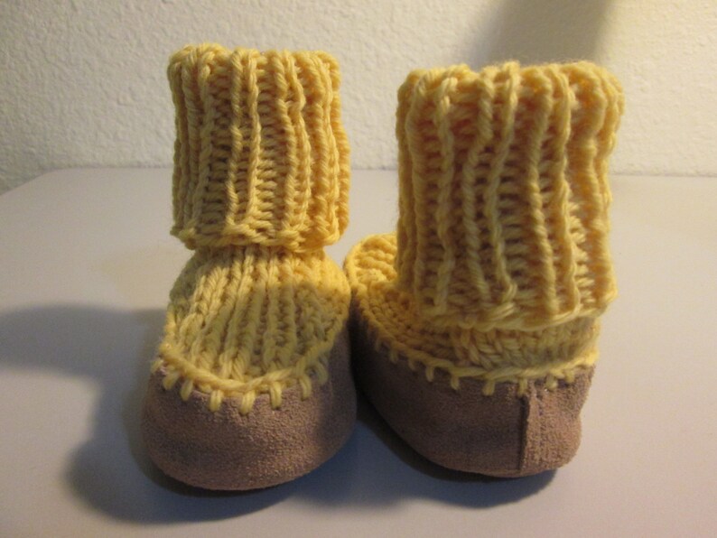 Slipper Socks With Suede Soles for Baby - Etsy