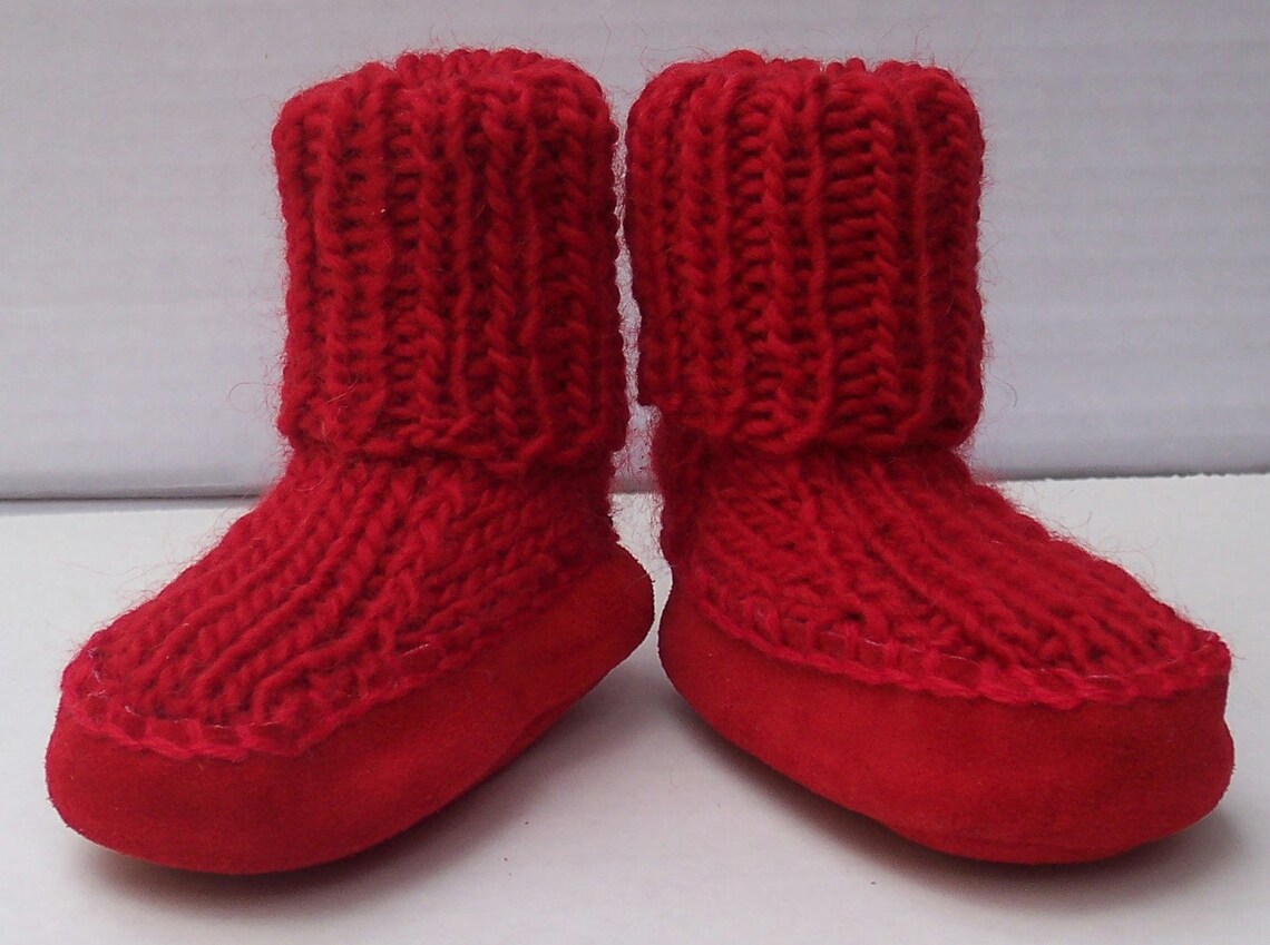 Slipper Socks With Suede Soles for Baby Etsy