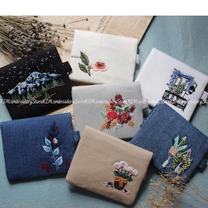 Cartera bordada a mano/ Carteras bordadas a mano de alta calidad