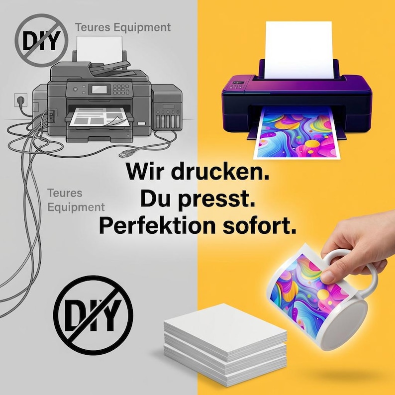Premium sublimation printing A4 and A3 | Design your own | Printed on premium paper. image 1