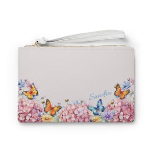 Personalized Clutch Bag | Best Friend Mother&#39;s Gift | Personalized Gifts for Her | Custom Makeup Bag |  Gift for Mom