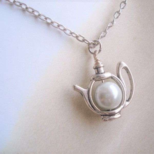 Teapot Necklace Etsy