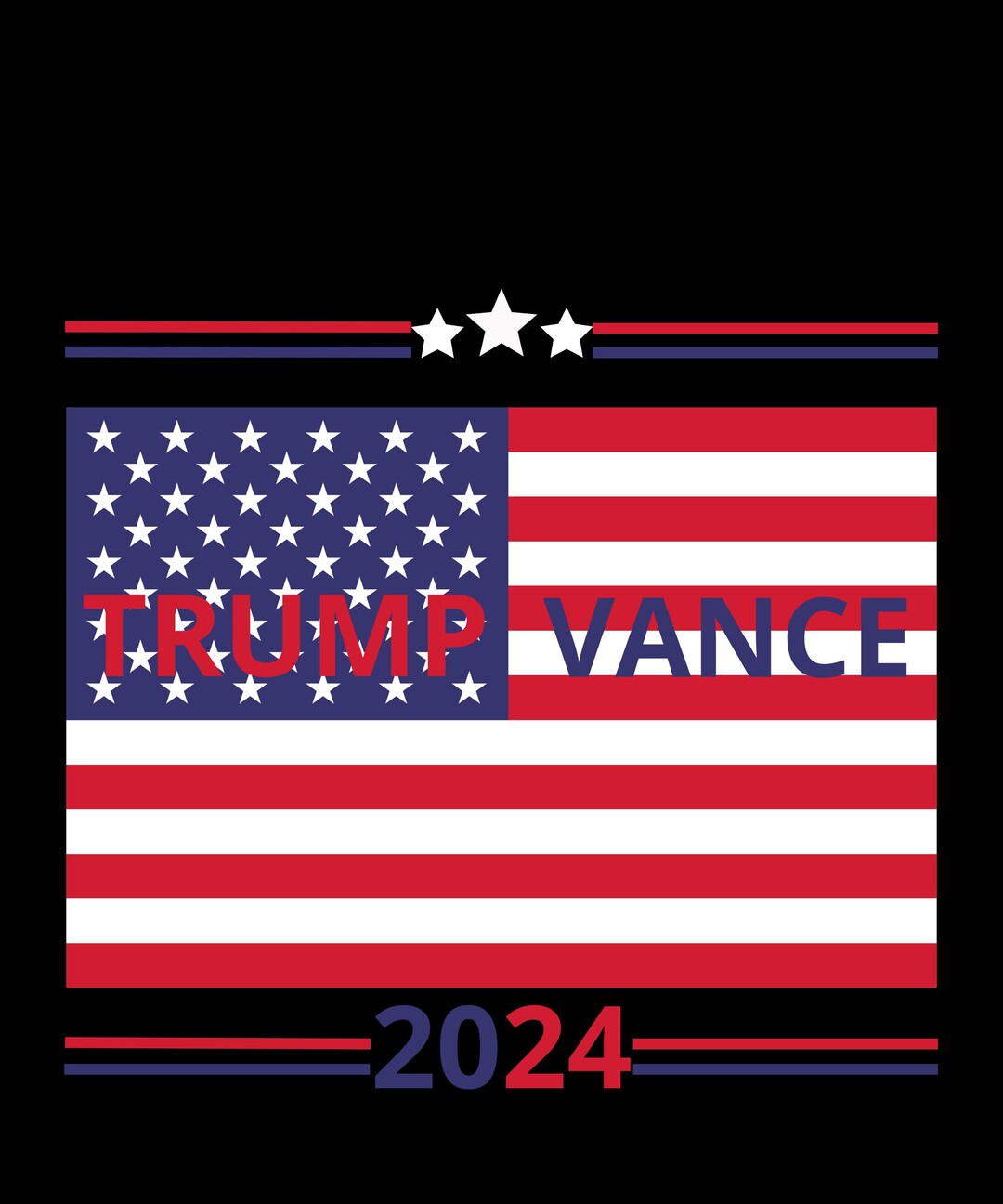 T-shirt Trump 2024 'Not Today' - Soutien Politique, Homme, Coton, Fabriqué USA