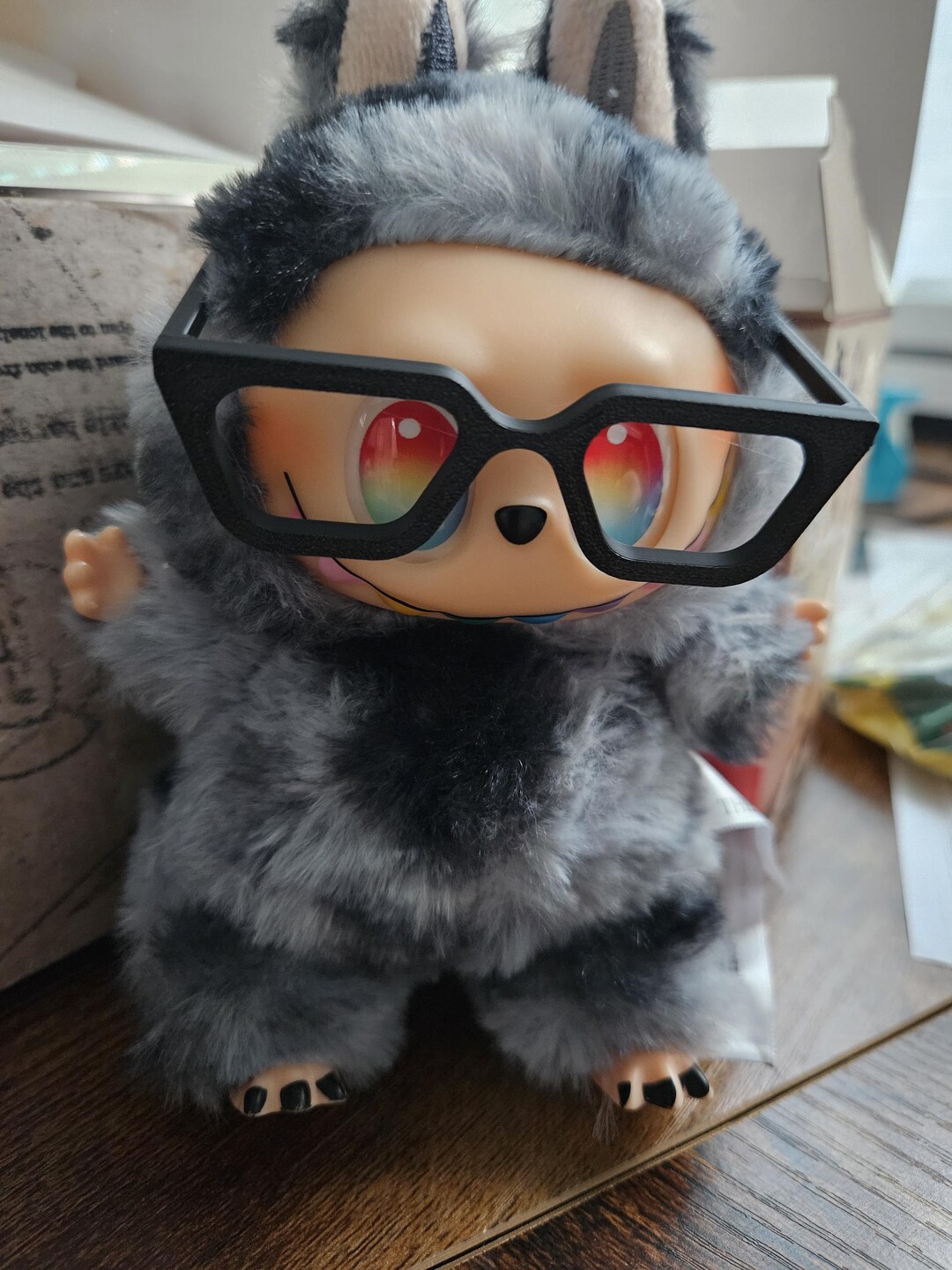 Labubu Rectangle Glasses - Etsy