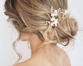 flower pins for hair wedding