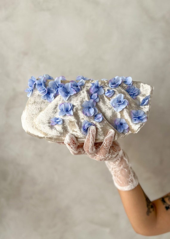 Something blue clutch hotsell