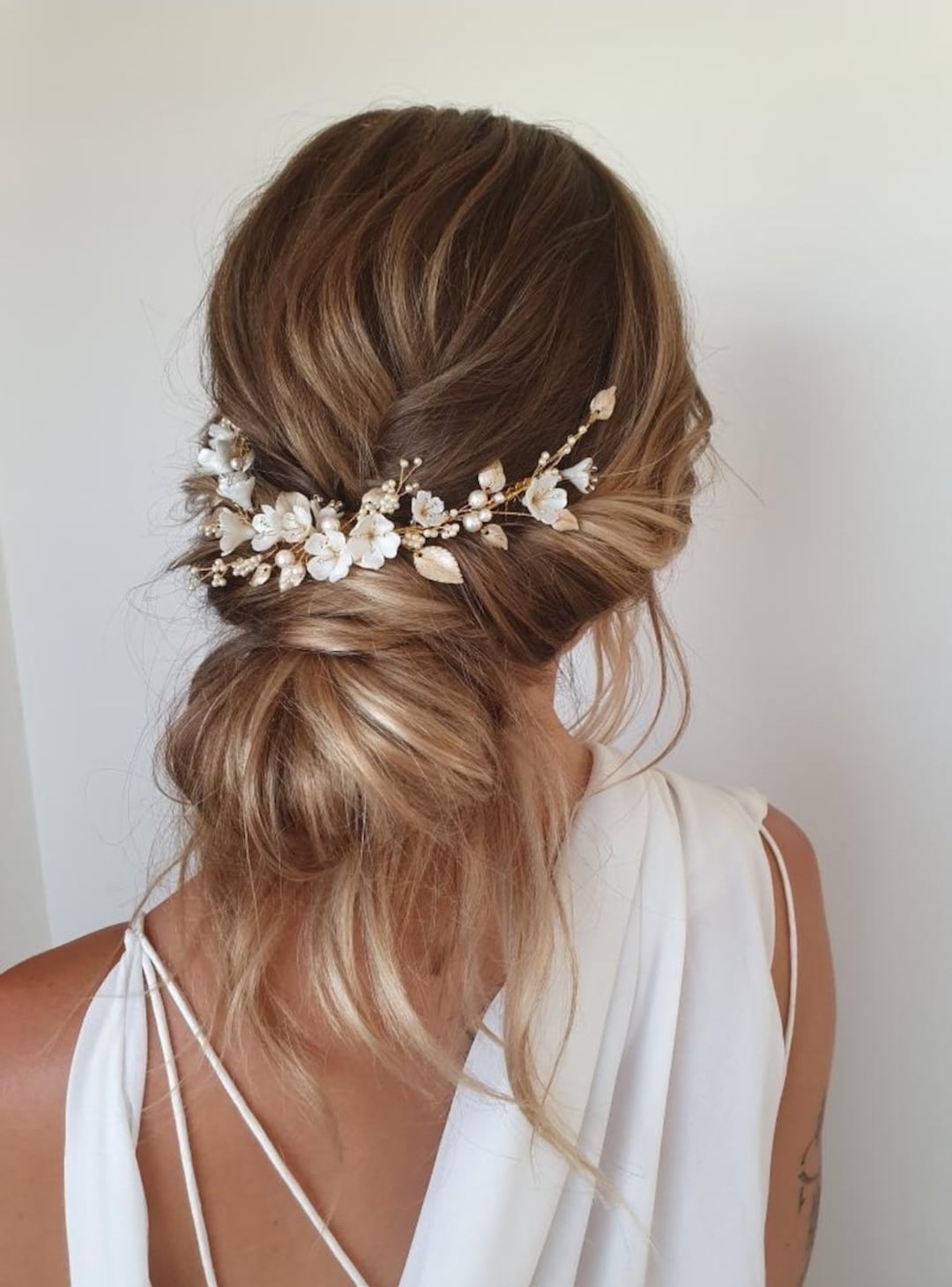 LYRIC | Floral Bridal Hair Vine, Boho Bridal Hair Comb LYRIC | Floral Bridal Hair Vine, Boho Bridal Hair Comb