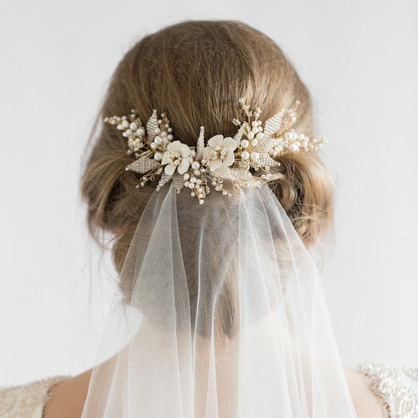 sparkly headpiece for wedding