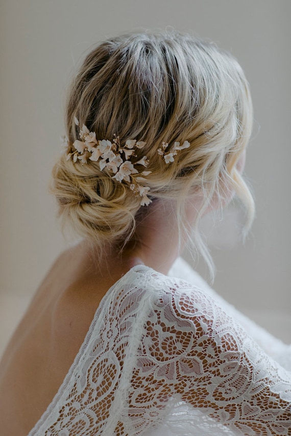 CHERRY BLOSSOM Wedding Hair Pieces Bridal Hair Pins Floral - Etsy CHERRY BLOSSOM Wedding Hair Pieces Bridal Hair Pins Floral - Etsy