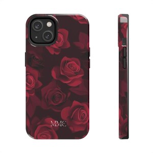 Beautiful Red Roses Phone Case | Flower Pattern Valentines Day | Though Cases | Gift for Her | Floral Phone Cover | Iphone | Samsung | Pixel