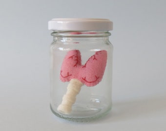 Thyroid in a Jar Anatomical Specimen Medical Decor Anatomy