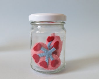 Kidneys in a Jar Felt Anatomical Specimen Anatomy Display Medical Decor