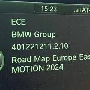 Echtes BMW West & East Europe Europe Bewegung 2024-1 KARTE Navi + FSC Code