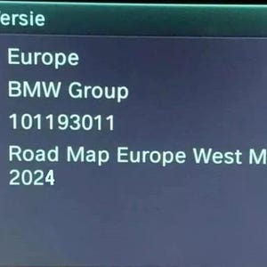 Originele BMW West- en Oost-Europa Move 2024 MAP-navigatie-update + FSC-code
