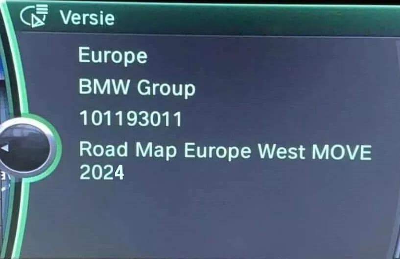 Genuine BMW 2024-1 West & East Europe Motion Map Navigation Update With Lifetime FSC Code