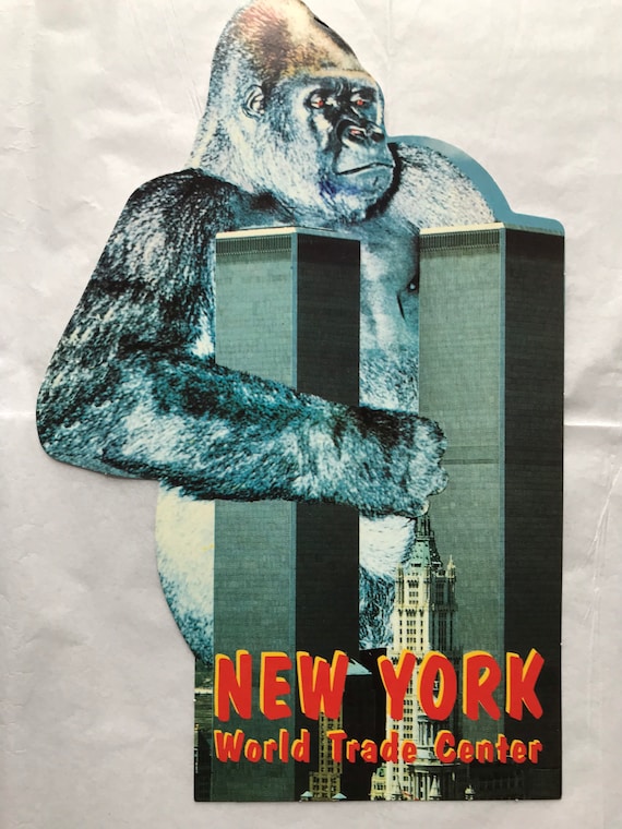 4 Jumbo NYC Post Cards, Unused Vintage Post Cards, 1990s New York