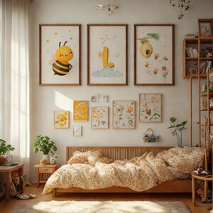 Astrology-Inspired Baby Room Virgo Zodiac Sign Prints & Name Letter Decor | Digital Download