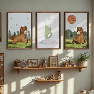 Sagittarius Nursery Print: Personalized Zodiac Baby Room Decor (Digital Download)