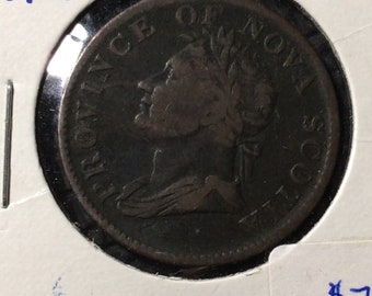 1832 Province of Nova Scotia Half Penny Token