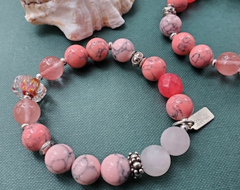 Rosa bracelet | gemstone stretch bracelet