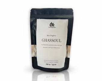 Ghassoul Stein Rhassoul – Reine marokkanische Lavaerde für Haut & Haar | 100 % Natur | 250 g