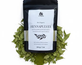 Puur Marokkaans Hennapoeder 200g | Natuurlijke haarkleur & verzorging | in hersluitbare ziplockverpakking