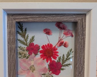 Mini Pressed Flowers Art Frame/Dried Flower Art