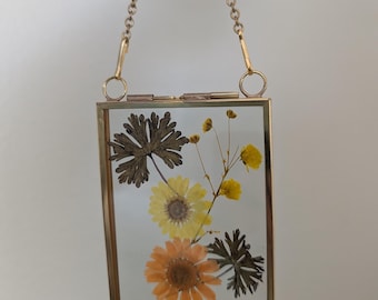 Mini Pressed Flower Hanging Art Frame
