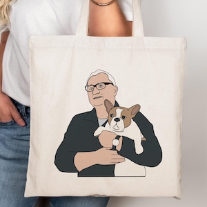 Jay Pritchett & Stella Modern Family TV Show Cotton Tote Bag