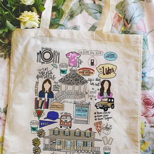 Alle Dinge Gilmore Girls, Sterne hohle Becher, Lukes Diner, Doose Market, Gilmore Girls TV Gfit Baumwoll-Einkaufstasche