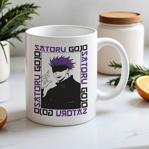 Gojo Satoru, Jujutsu Kaisen, Kawaii Anime Gift, Otaku Gift 11 Oz Coffee Mug Gift