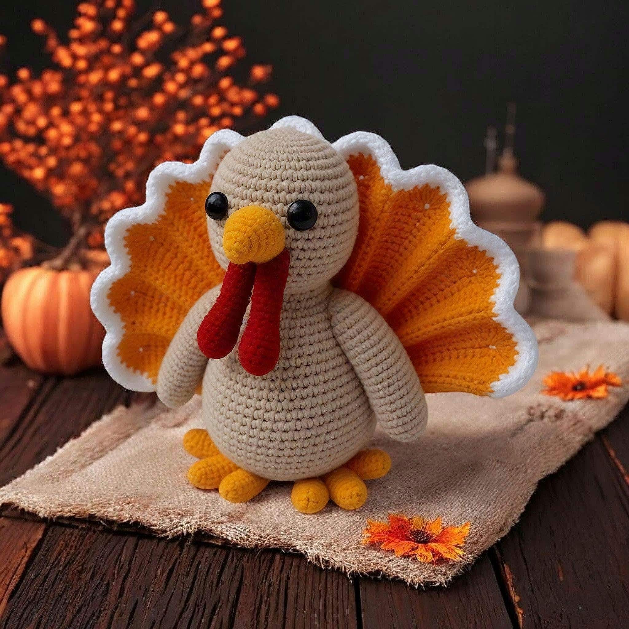 39 Turkey Crochet Patterns for Festive Thanksgiving Decorations 29 Turkey Crochet Pattern: Thanksgiving Amigurumi