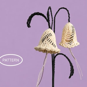 Modèle PDF de lys zombies mignons et effrayants au crochet. Décoration amusante et facile à réaliser. Lys à motifs déchirés et abîmés. Cadeau unique et adorable.