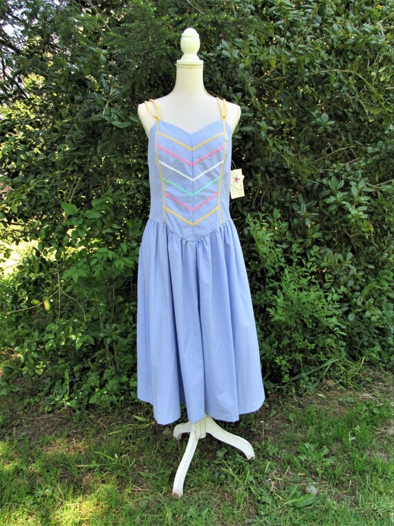 80s Sundress/ size Medium Large / NOS Deadstock/ J