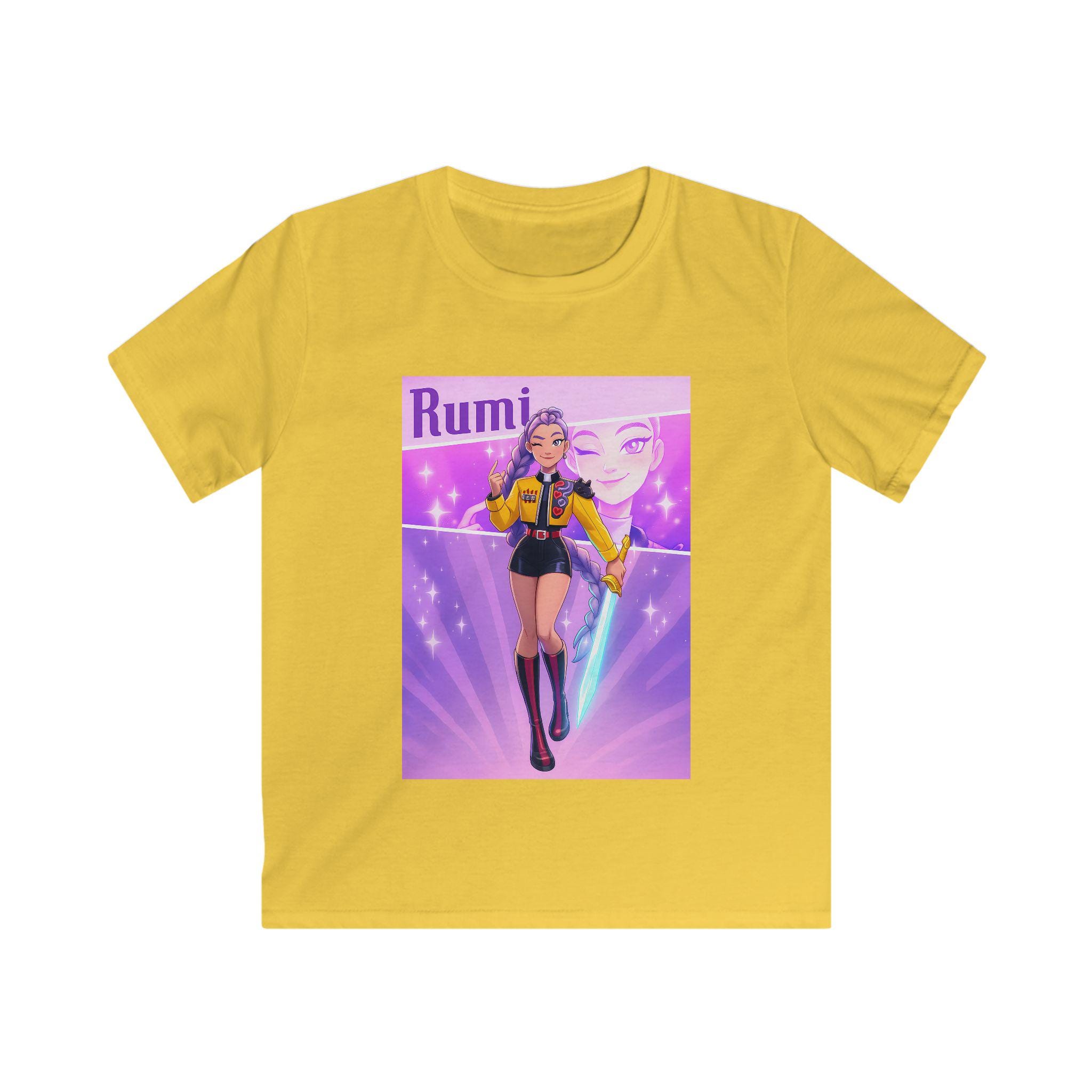Rumi K-pop Demon Hunters T-shirt | Softstyle Cotton Graphic Tee - Etsy